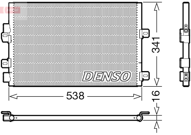 DCN23028: Конденсор кондиционера Denso DCN23028 купить