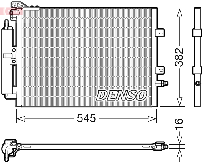 DCN23040: Конденсор кондиционера Denso DCN23040 купить
