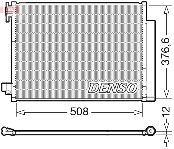 DCN23052: Конденсор кондиционера Denso DCN23052 купить
