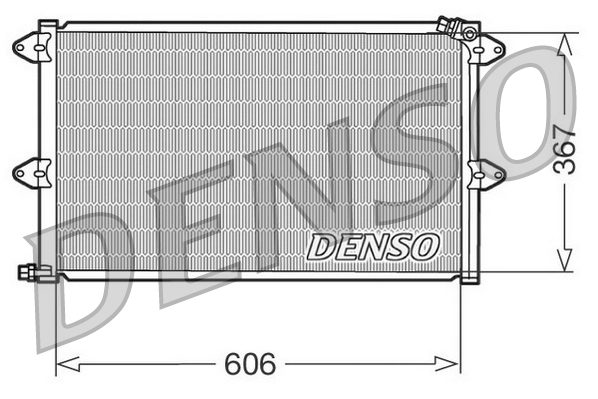DCN27001: Конденсор кондиционера Denso DCN27001 купить