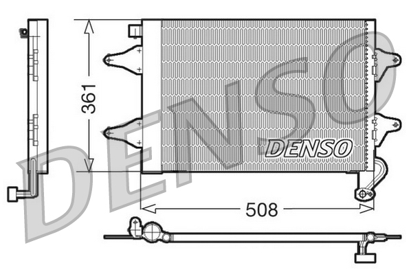 DCN27004: Конденсор кондиционера Denso DCN27004 купить