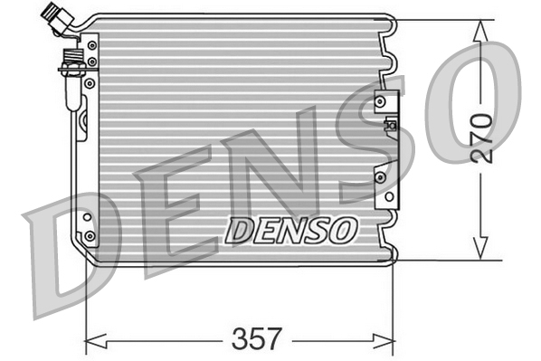 DCN28001: Конденсор кондиционера Denso DCN28001 купить