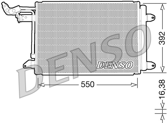 DCN32002: Конденсор кондиционера Denso DCN32002 купить