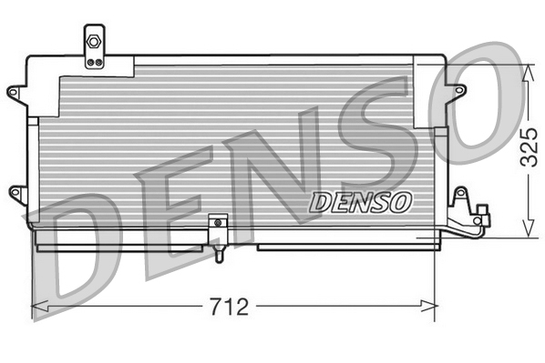 DCN32004: Конденсор кондиционера Denso DCN32004 купить