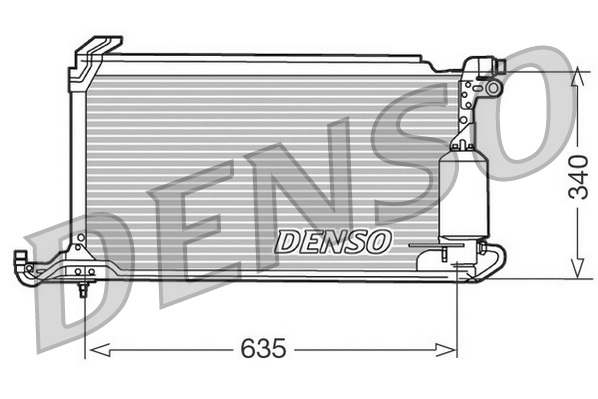 DCN32009: Конденсор кондиционера Denso DCN32009 купить