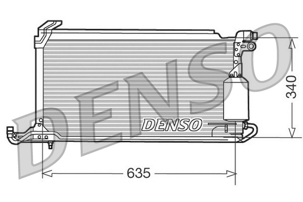DCN32010: Конденсор кондиционера Denso DCN32010 купить