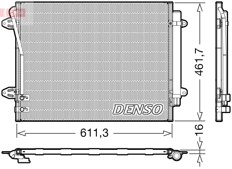 DCN32012: Конденсор кондиционера Denso DCN32012 купить