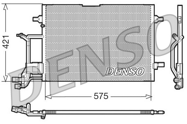 DCN32016: Конденсор кондиционера Denso DCN32016 купить