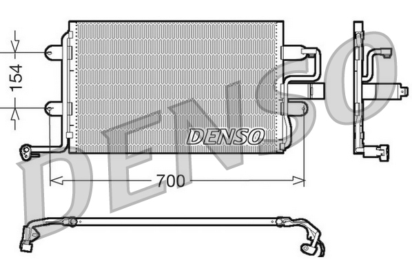 DCN32017: Конденсор кондиционера Denso DCN32017 купить