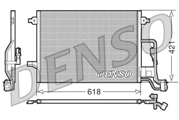 DCN32018: Конденсор кондиционера Denso DCN32018 купить