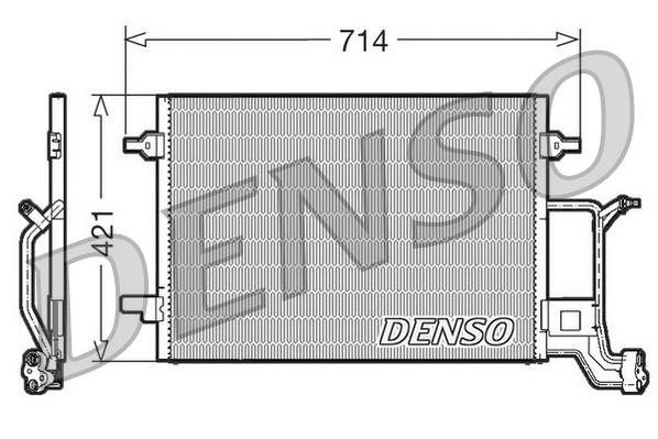 DCN32019: Конденсор кондиционера Denso DCN32019 купить