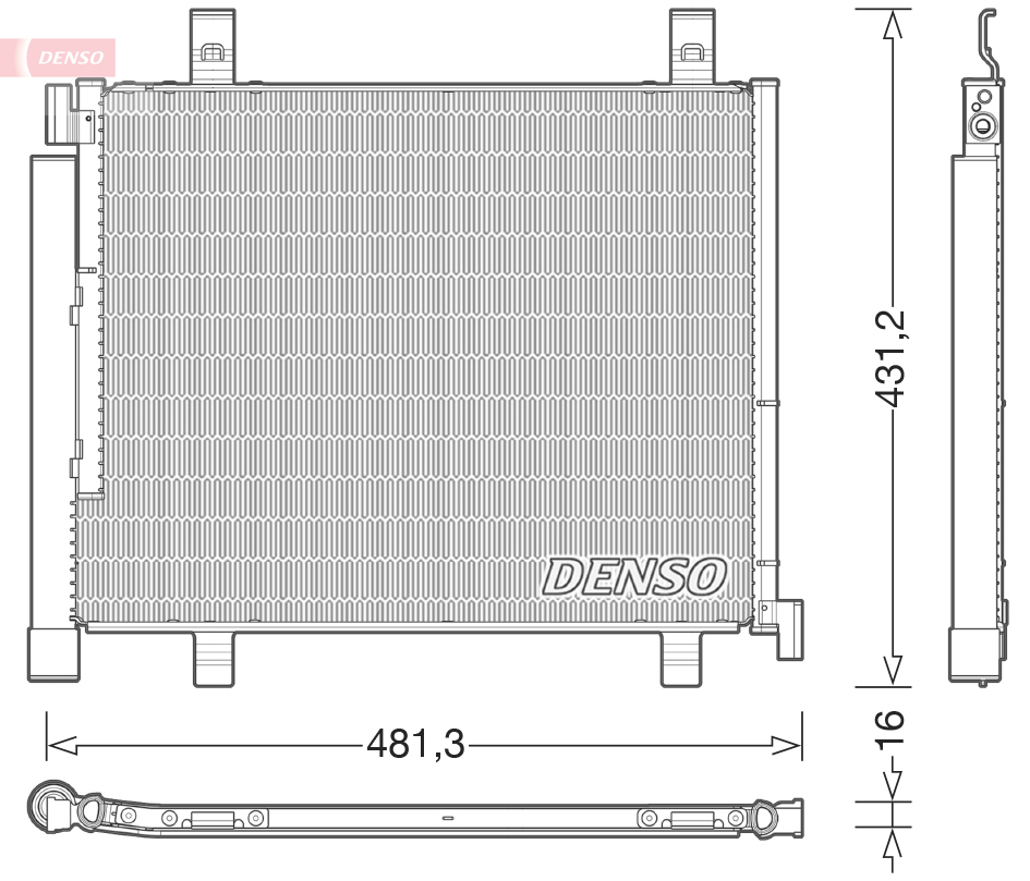 DCN32023: Конденсор кондиционера Denso DCN32023 купить
