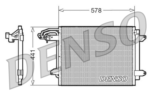 DCN32030: Конденсор кондиционера Denso DCN32030 купить