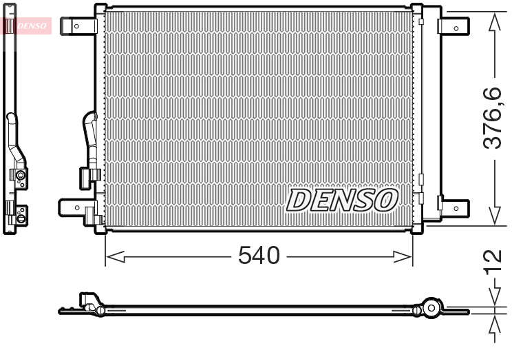 DCN32033: Конденсор кондиционера Denso DCN32033 купить