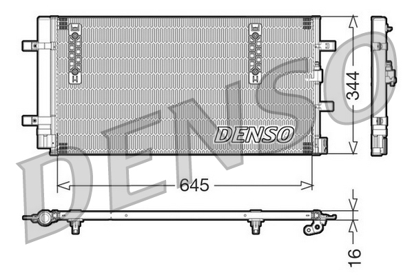 DCN32060: Конденсор кондиционера Denso DCN32060 купить