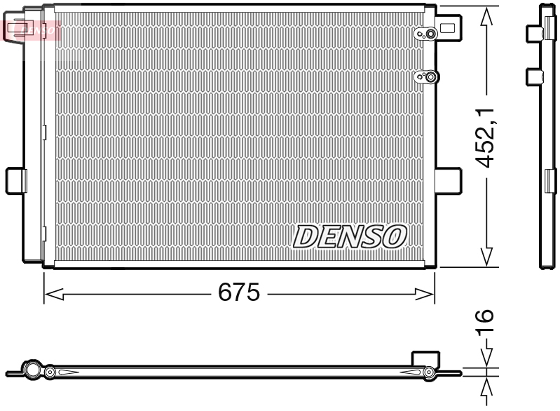 DCN32065: Конденсор кондиционера Denso DCN32065 купить