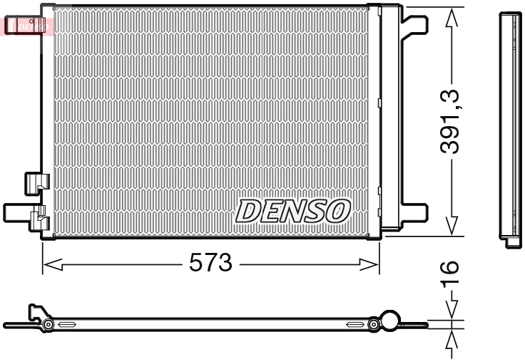 DCN32066: Конденсор кондиционера Denso DCN32066 купить