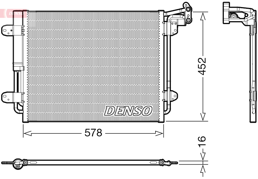 DCN32067: Конденсор кондиционера Denso DCN32067 купить
