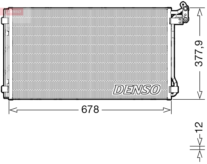 DCN32068: Конденсор кондиционера Denso DCN32068 купить