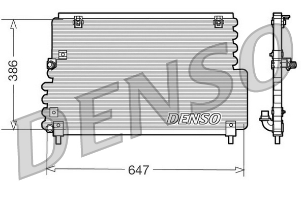 DCN33004: Конденсор кондиционера Denso DCN33004 купить