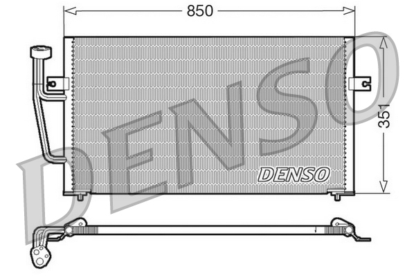 DCN33007: Конденсор кондиционера Denso DCN33007 купить