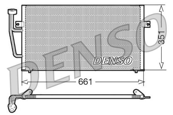 DCN33008: Конденсор кондиционера Denso DCN33008 купить