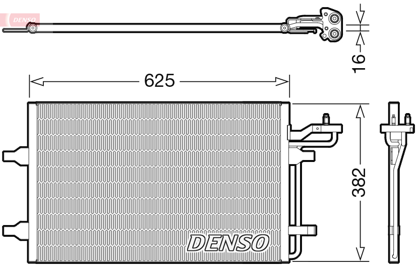 DCN33009: Конденсор кондиционера Denso DCN33009 купить