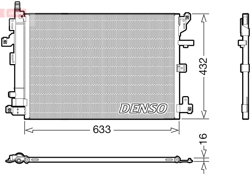 DCN33012: Конденсор кондиционера Denso DCN33012 купить