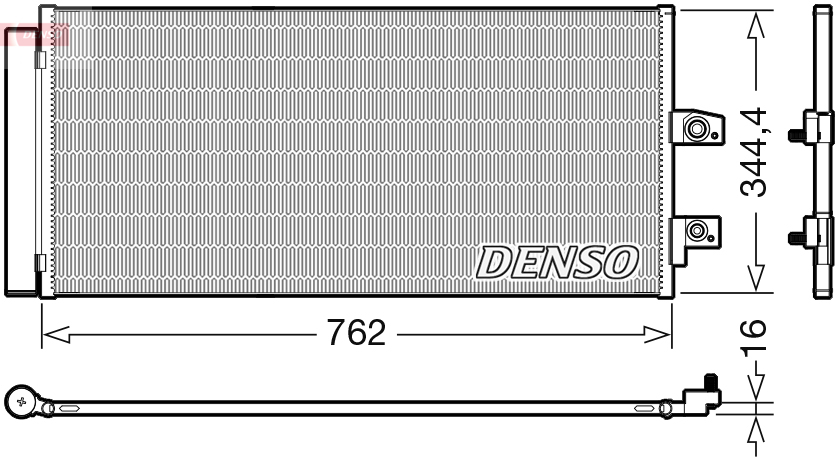 DCN33016: Конденсор кондиционера Denso DCN33016 купить