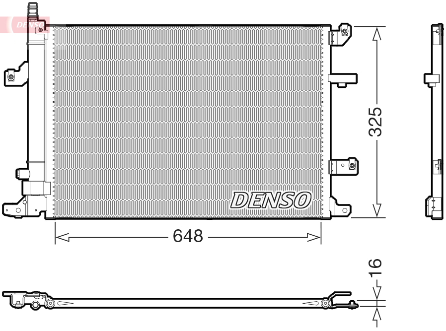 DCN33017: Конденсор кондиционера Denso DCN33017 купить
