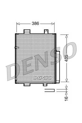 DCN35001: Конденсор кондиционера Denso DCN35001 купить