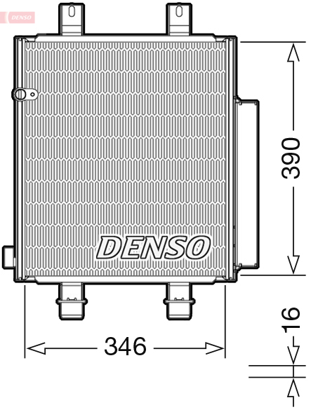 DCN35004: Конденсор кондиционера Denso DCN35004 купить