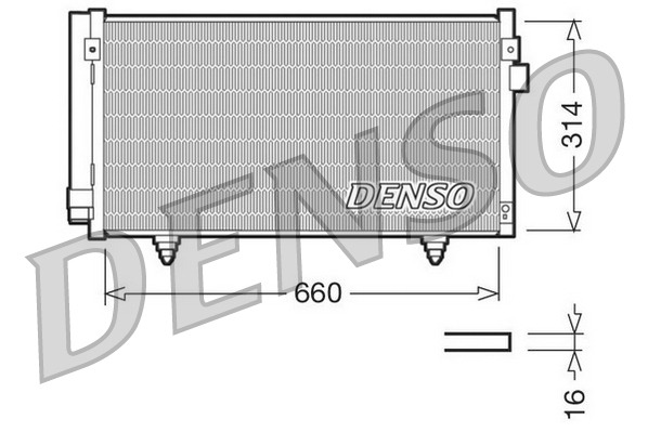 DCN36003: Конденсор кондиционера Denso DCN36003 купить