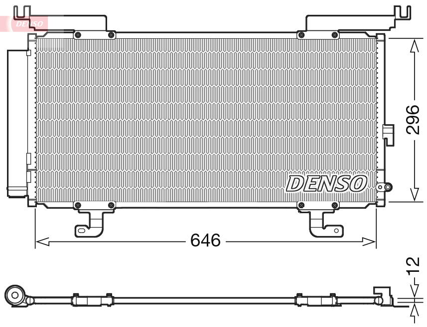 DCN36004: Конденсор кондиционера Denso DCN36004 купить