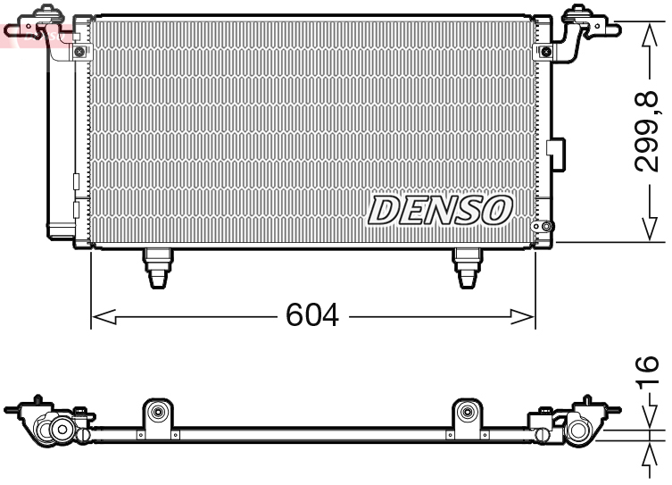 DCN36005: Конденсор кондиционера Denso DCN36005 купить