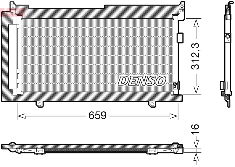 DCN36006: Конденсор кондиционера Denso DCN36006 купить