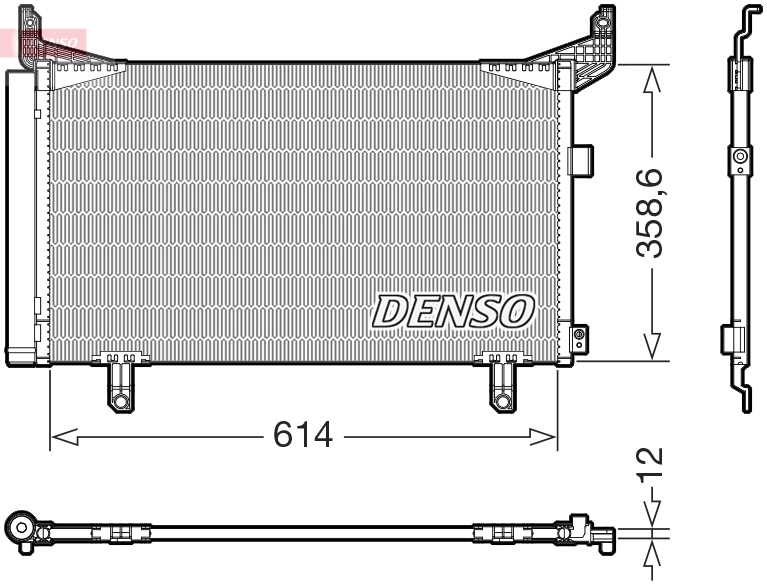 DCN36007: Конденсор кондиционера Denso DCN36007 купить