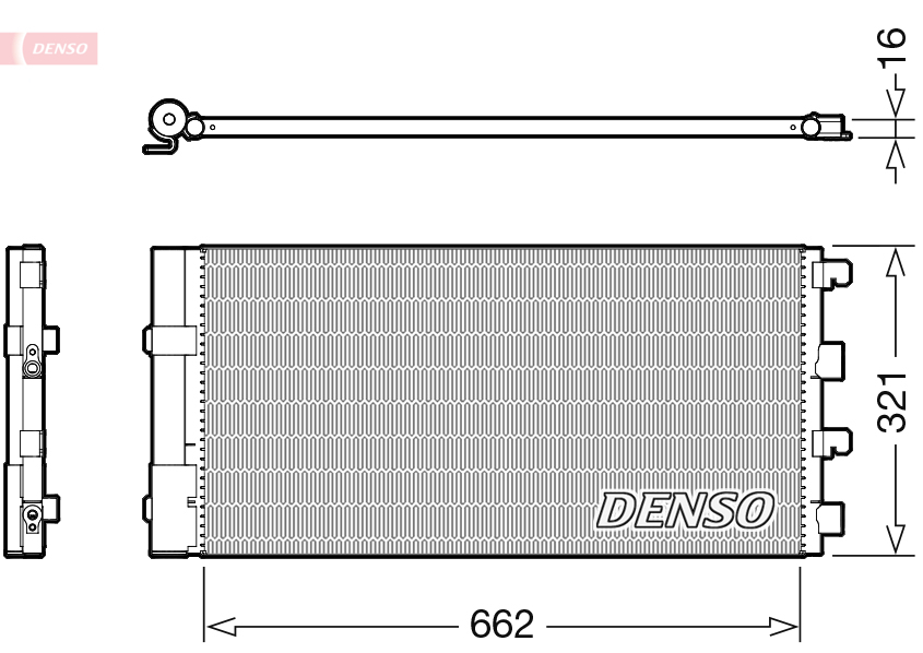 DCN37003: Конденсор кондиционера Denso DCN37003 купить