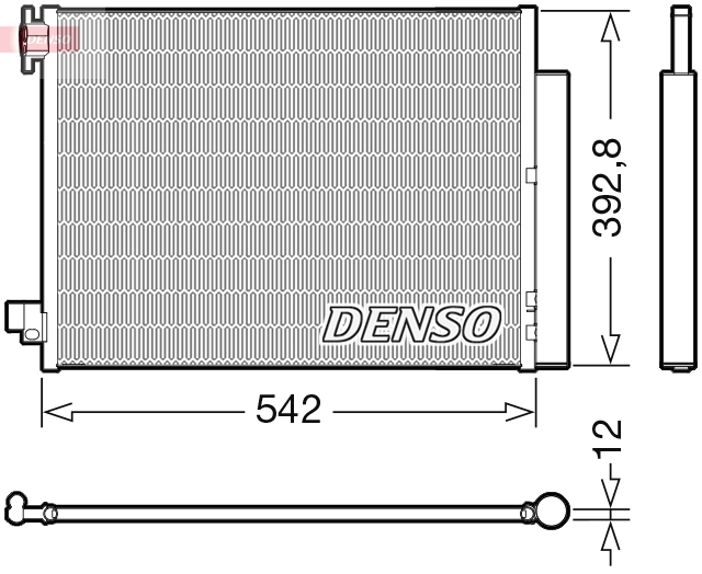 DCN37004: Конденсор кондиционера Denso DCN37004 купить