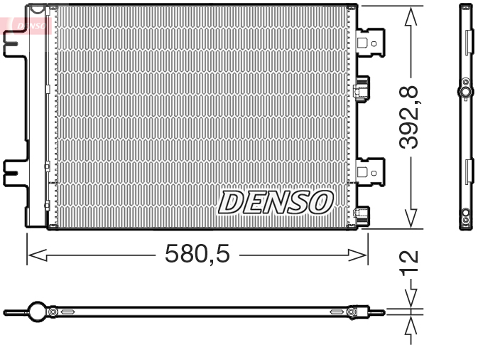 DCN37005: Конденсор кондиционера Denso DCN37005 купить