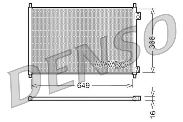DCN40006: Конденсор кондиционера Denso DCN40006 купить