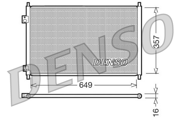 DCN40008: Конденсор кондиционера Denso DCN40008 купить