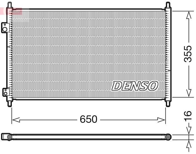 DCN40018: Конденсор кондиционера Denso DCN40018 купить