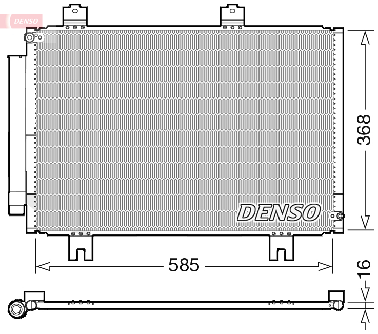 DCN40020: Конденсор кондиционера Denso DCN40020 купить