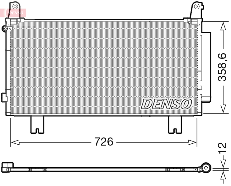 DCN40032: Конденсор кондиционера Denso DCN40032 купить