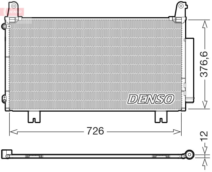 DCN40034: Конденсор кондиционера Denso DCN40034 купить