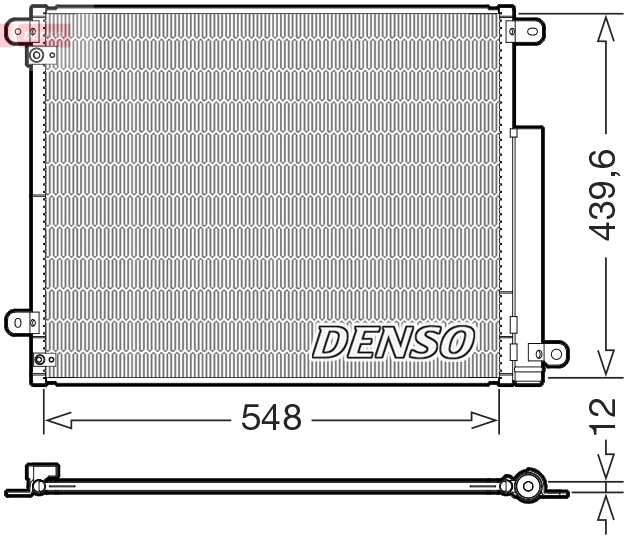 DCN40039: Конденсор кондиционера Denso DCN40039 купить