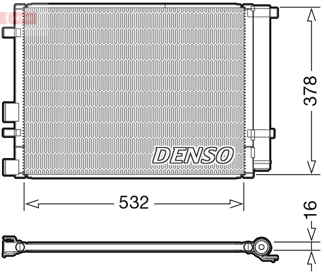 DCN41006: Конденсор кондиционера Denso DCN41006 купить