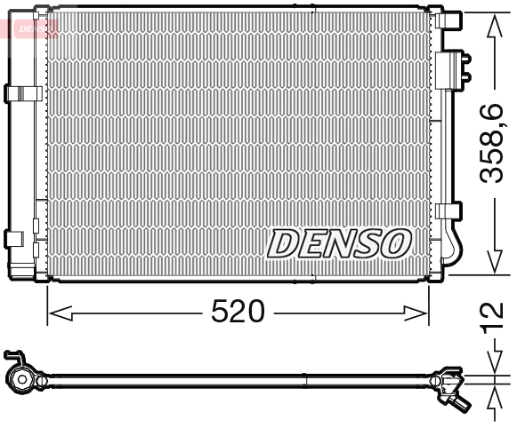 DCN41011: Конденсор кондиционера Denso DCN41011 购买