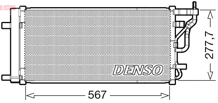 DCN41024: Конденсор кондиционера Denso DCN41024 купить